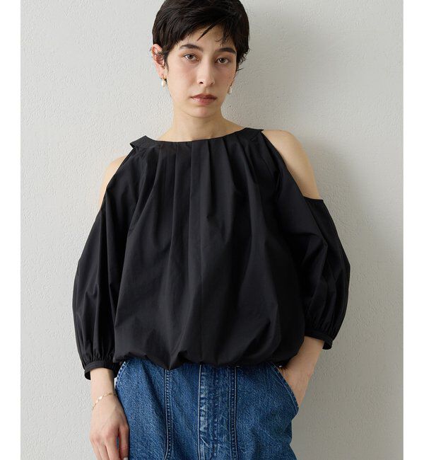  「【THE PAUSE】オープンショルダーブラウス」|シャツ・ブラウス|