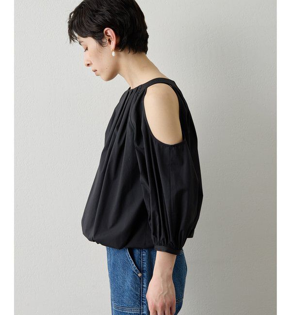  「【THE PAUSE】オープンショルダーブラウス」|シャツ・ブラウス|