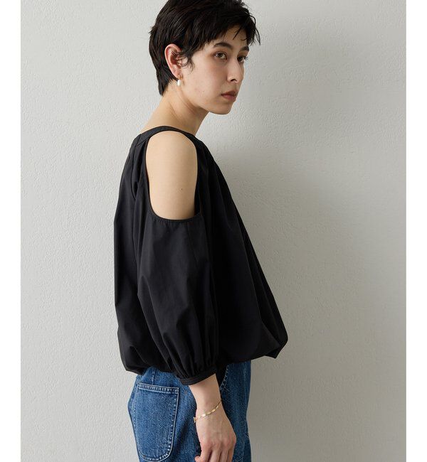  「【THE PAUSE】オープンショルダーブラウス」|シャツ・ブラウス|