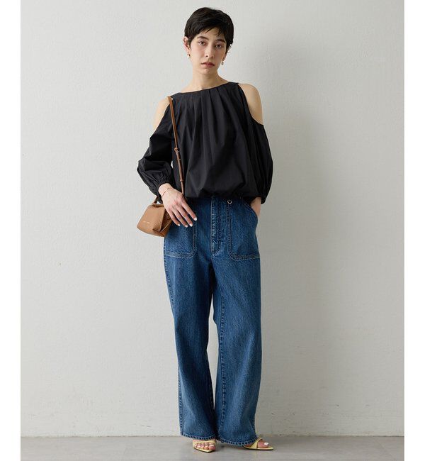  「【THE PAUSE】オープンショルダーブラウス」|シャツ・ブラウス|