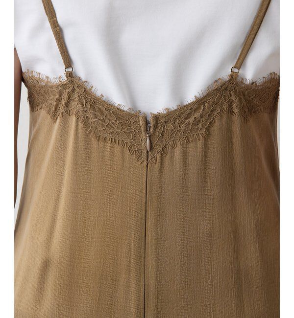  「【THE PAUSE】レーストリムキャミワンピース」|ワンピース|