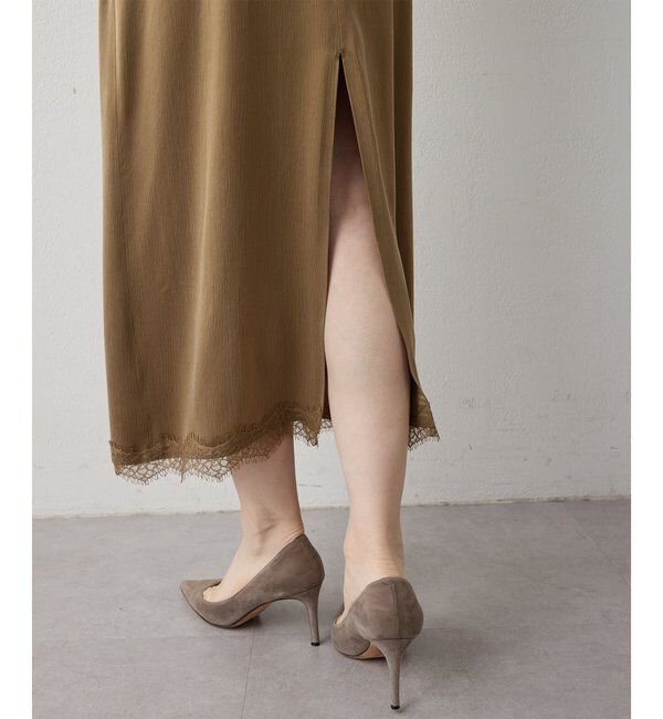  「【THE PAUSE】レーストリムキャミワンピース」|ワンピース|