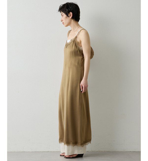  「【THE PAUSE】レーストリムキャミワンピース」|ワンピース|