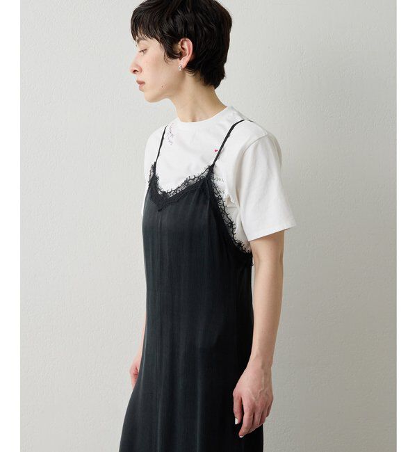  「【THE PAUSE】レーストリムキャミワンピース」|ワンピース|