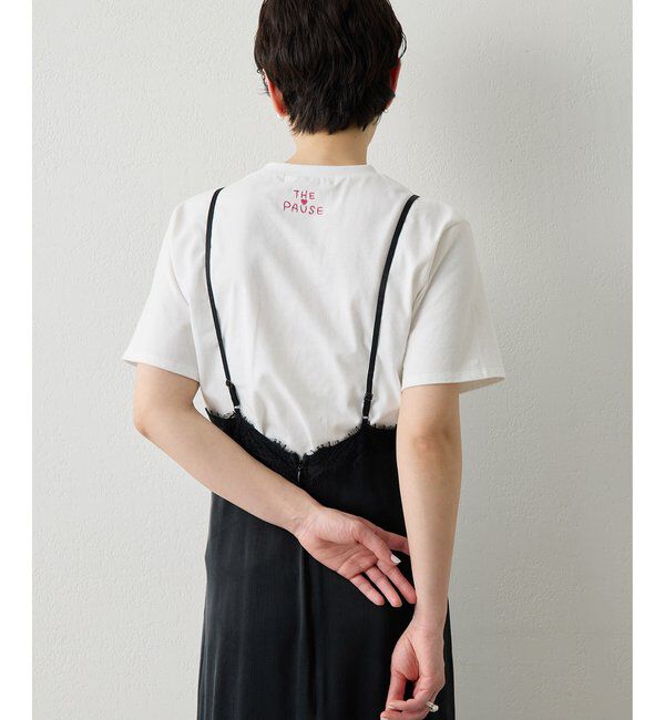  「【THE PAUSE】レーストリムキャミワンピース」|ワンピース|