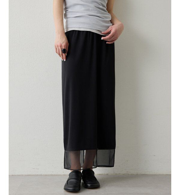  「【THE PAUSE】シアーヘムタイトスカート」|スカート|