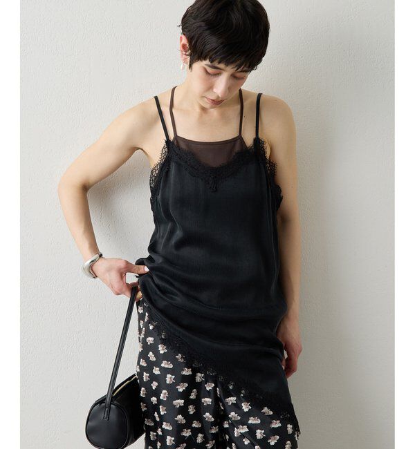  「【THE PAUSE】バッククロスキャミ」|Tシャツ・カットソー|