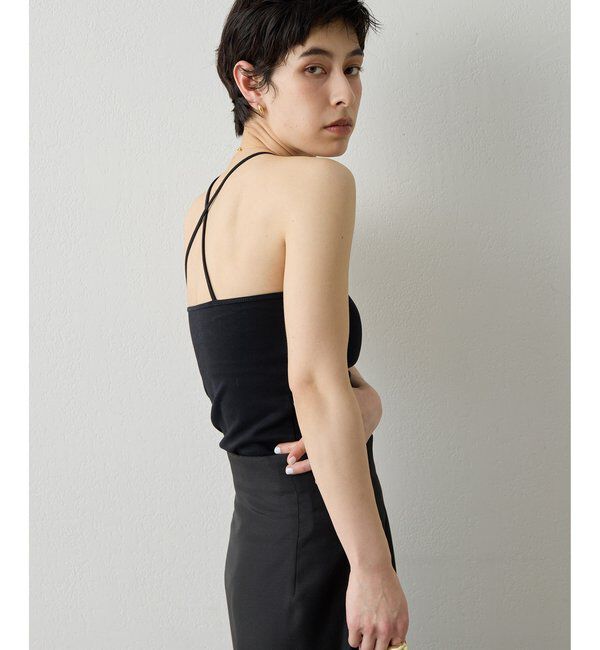  「【THE PAUSE】バッククロスキャミ」|Tシャツ・カットソー|