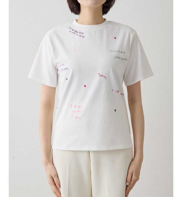  「【THE PAUSE】シシュウTシャツ」|Tシャツ・カットソー|