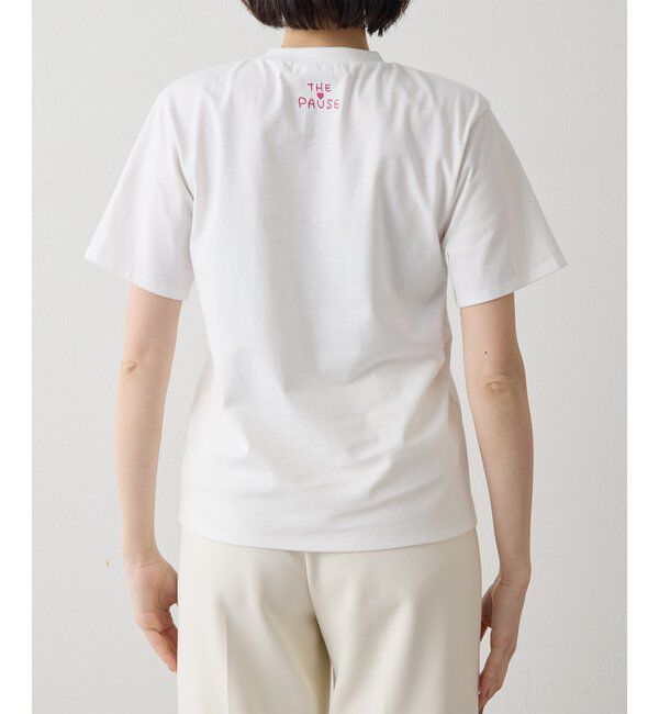  「【THE PAUSE】シシュウTシャツ」|Tシャツ・カットソー|