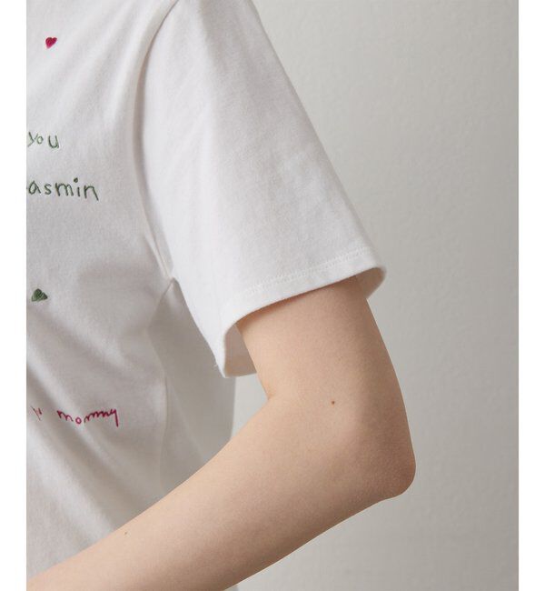  「【THE PAUSE】シシュウTシャツ」|Tシャツ・カットソー|