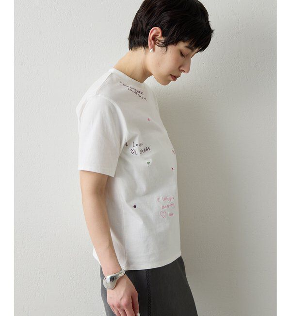  「【THE PAUSE】シシュウTシャツ」|Tシャツ・カットソー|