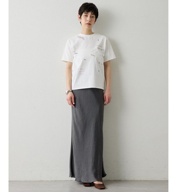  「【THE PAUSE】シシュウTシャツ」|Tシャツ・カットソー|