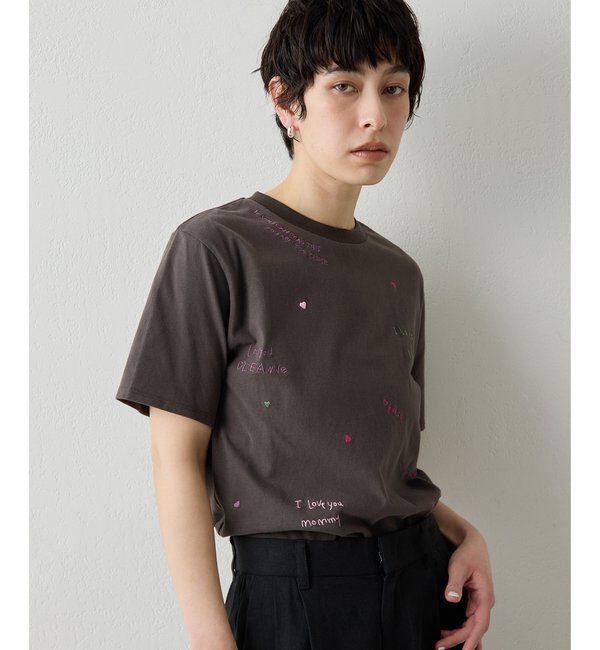  「【THE PAUSE】シシュウTシャツ」|Tシャツ・カットソー|