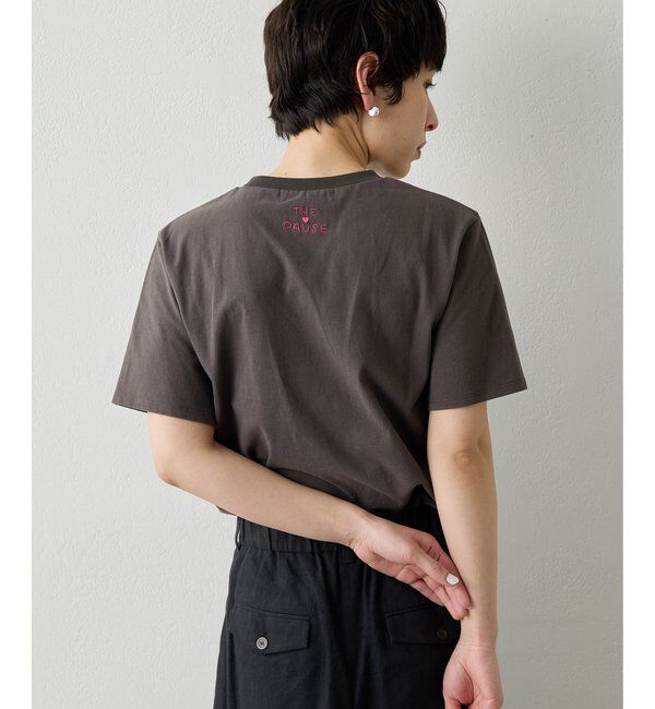  「【THE PAUSE】シシュウTシャツ」|Tシャツ・カットソー|