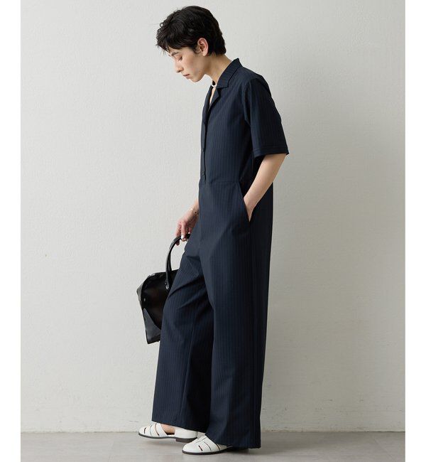  「【THE PAUSE】ストライプカイキンジャンプスーツ」|ワンピース|