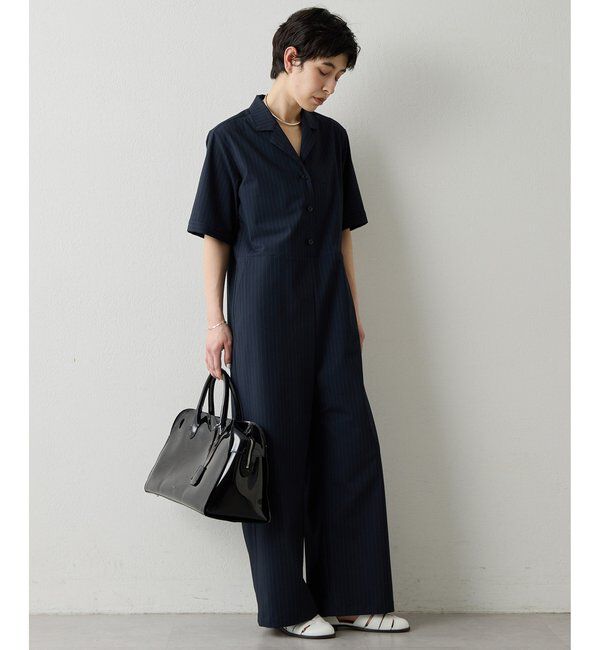  「【THE PAUSE】ストライプカイキンジャンプスーツ」|ワンピース|