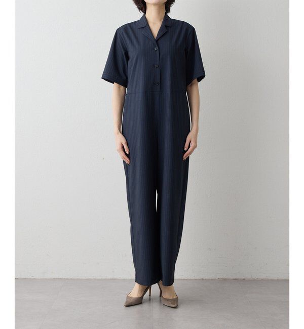  「【THE PAUSE】ストライプカイキンジャンプスーツ」|ワンピース|