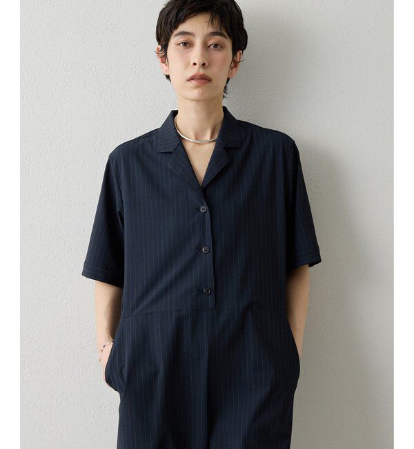  「【THE PAUSE】ストライプカイキンジャンプスーツ」|ワンピース|