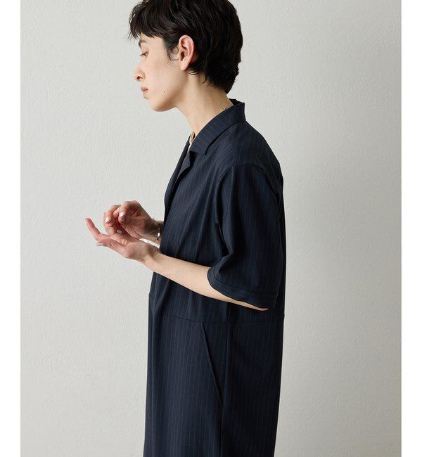  「【THE PAUSE】ストライプカイキンジャンプスーツ」|ワンピース|