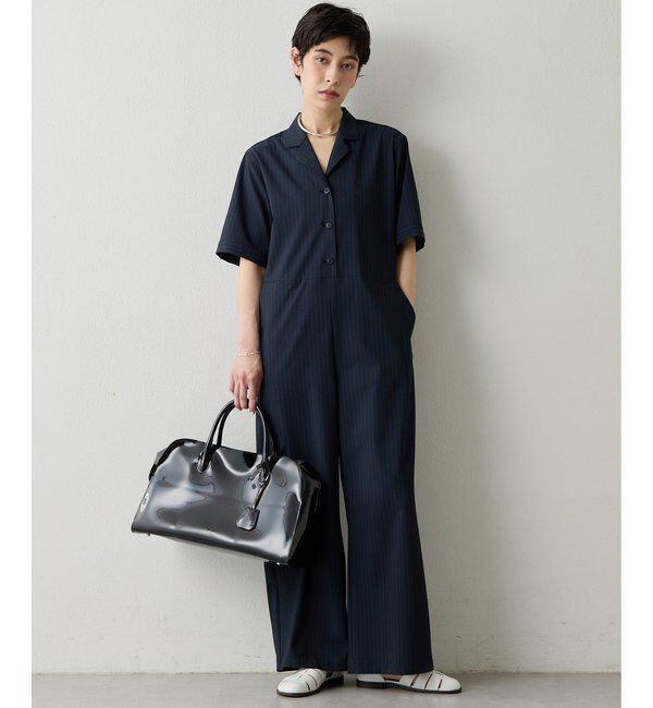  「【THE PAUSE】ストライプカイキンジャンプスーツ」|ワンピース|