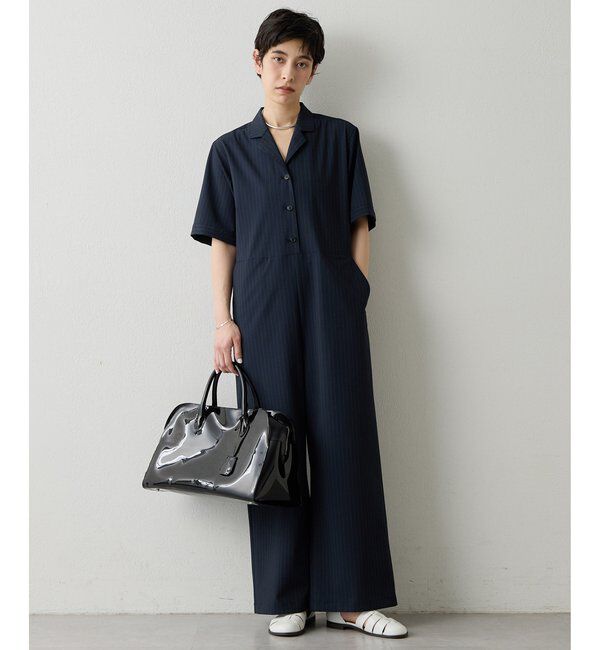  「【THE PAUSE】ストライプカイキンジャンプスーツ」|ワンピース|