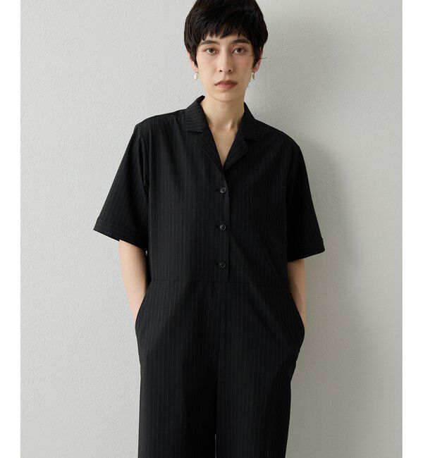  「【THE PAUSE】ストライプカイキンジャンプスーツ」|ワンピース|