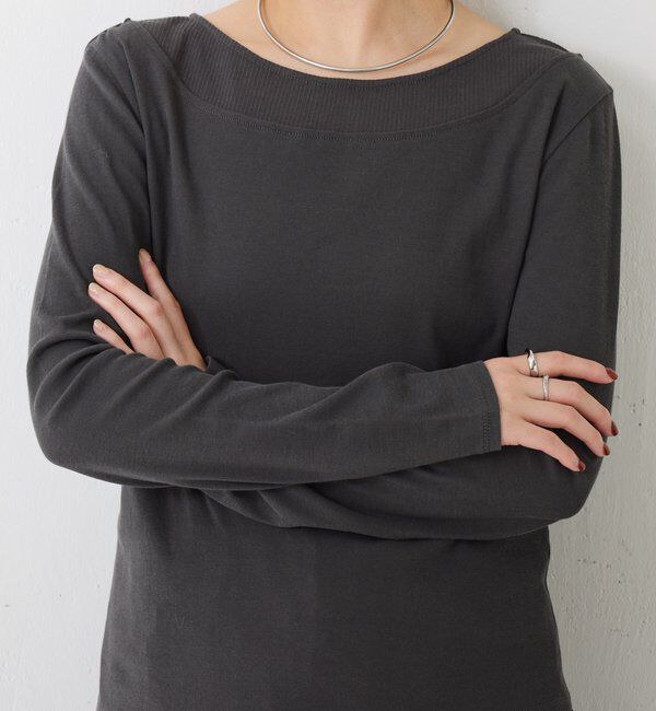  「レイヤードライクロンT」|Tシャツ・カットソー|チャコールグレー