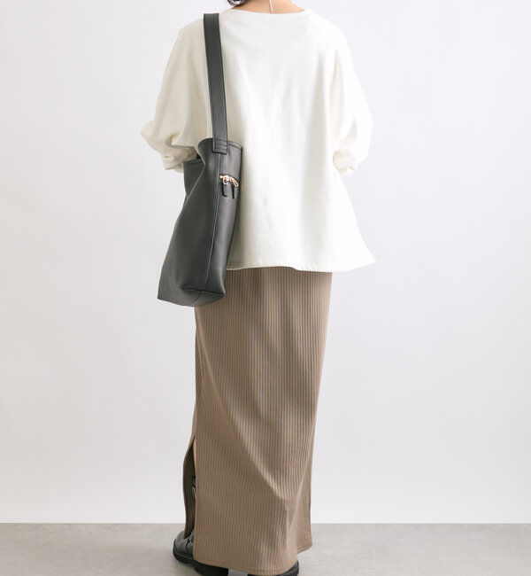  「【大人が着やすい】キーネックオーバースウェット」|Tシャツ・カットソー|