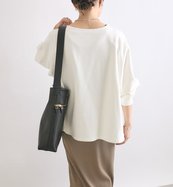  「【大人が着やすい】キーネックオーバースウェット」|Tシャツ・カットソー|