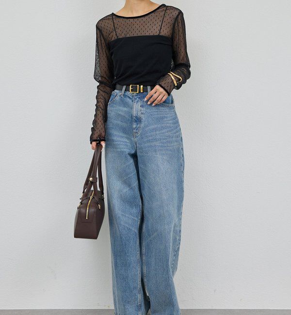  「【2way】チュールプルオーバー」|Tシャツ・カットソー|