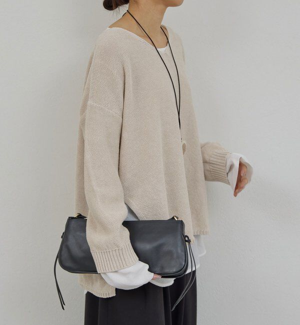  「【手洗い可】コットンメッシュプルオーバー」|ニット・セーター|