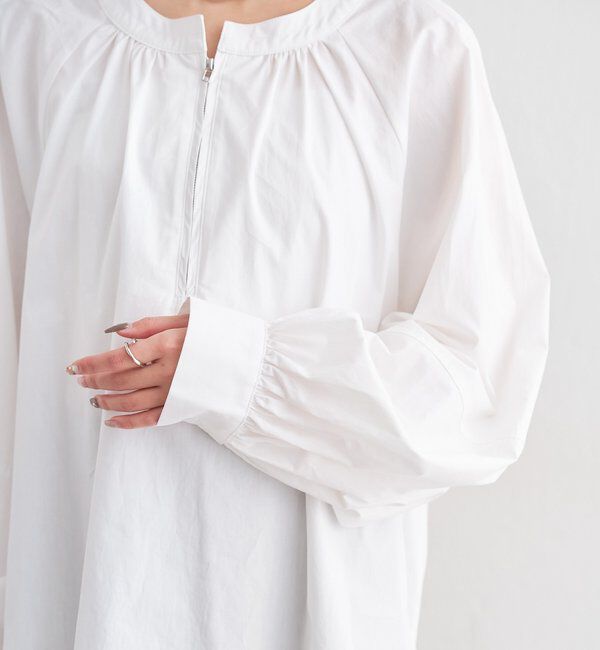  「ハーフZIPチュニック」|シャツ・ブラウス|