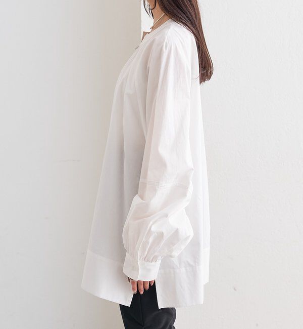  「ハーフZIPチュニック」|シャツ・ブラウス|