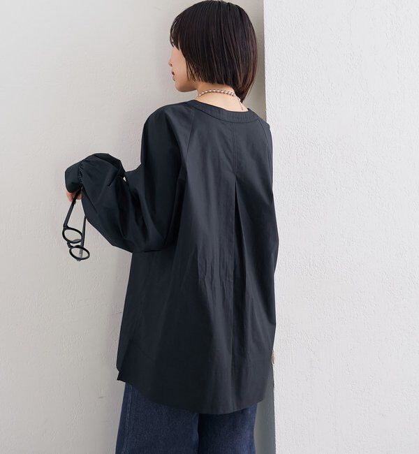  「ハーフZIPチュニック」|シャツ・ブラウス|