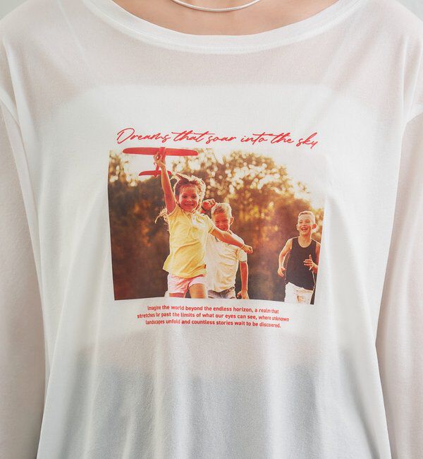 「シアーフォトロングTシャツ」|Tシャツ・カットソー|