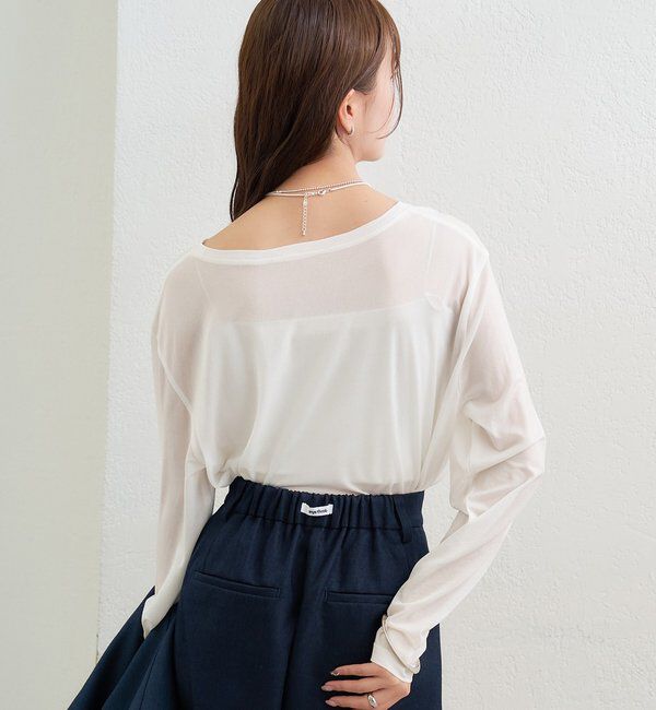  「シアーフォトロングTシャツ」|Tシャツ・カットソー|