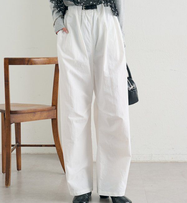  「ボリュームイージーパンツ」|チノ|