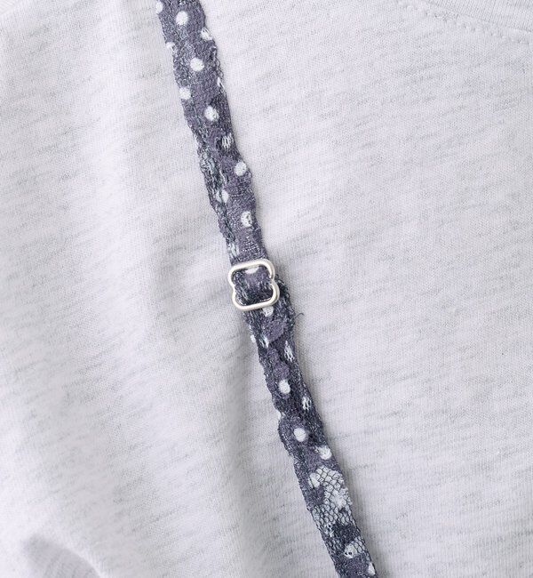  「ドットレースキャミチュニック」|シャツ・ブラウス|