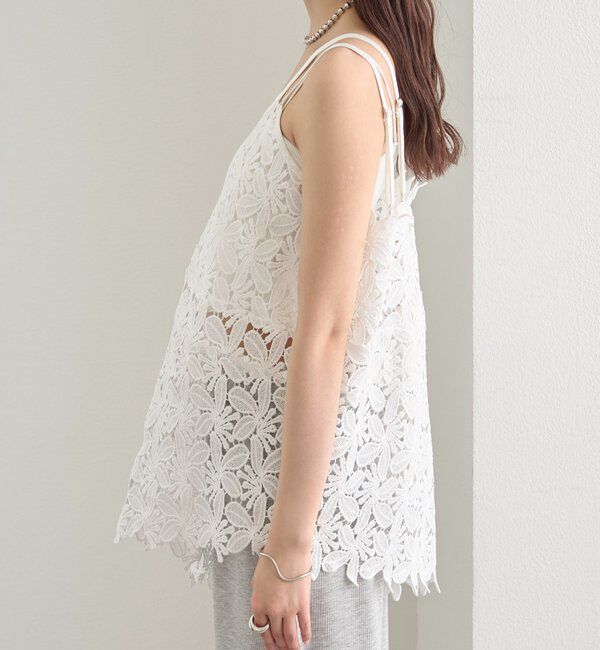  「リーフレースキャミ」|キャミソール|