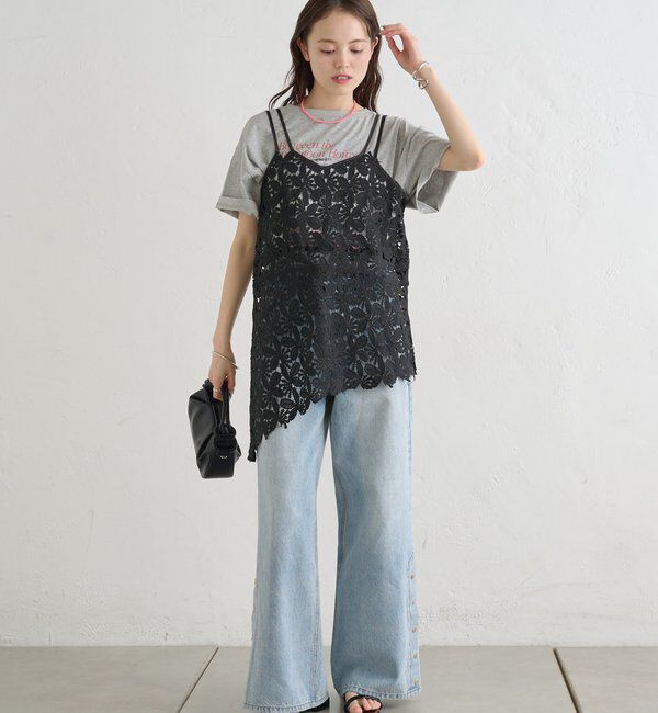  「リーフレースキャミ」|キャミソール|