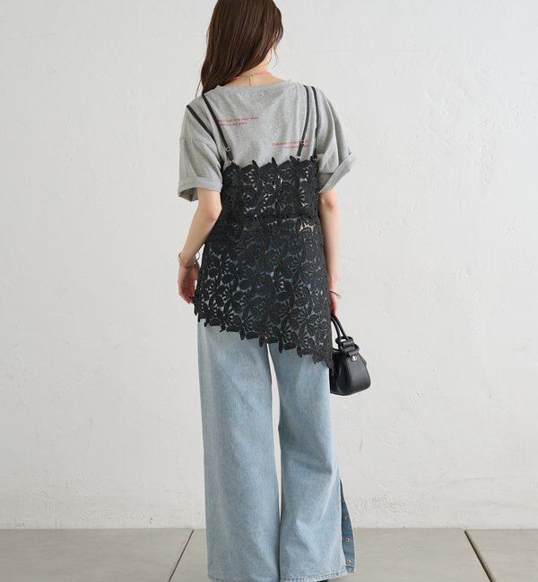  「リーフレースキャミ」|キャミソール|