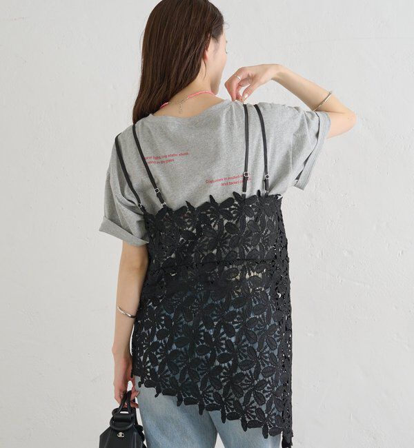  「リーフレースキャミ」|キャミソール|