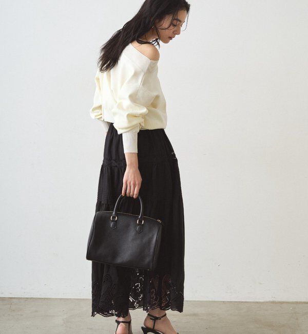  「ジョーゼットオフショルニット」|ニット・セーター|