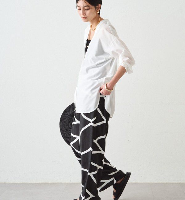  「バイヤスロングブラウス」|シャツ・ブラウス|