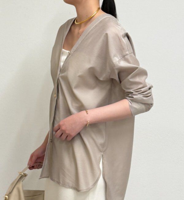  「バイヤスロングブラウス」|シャツ・ブラウス|