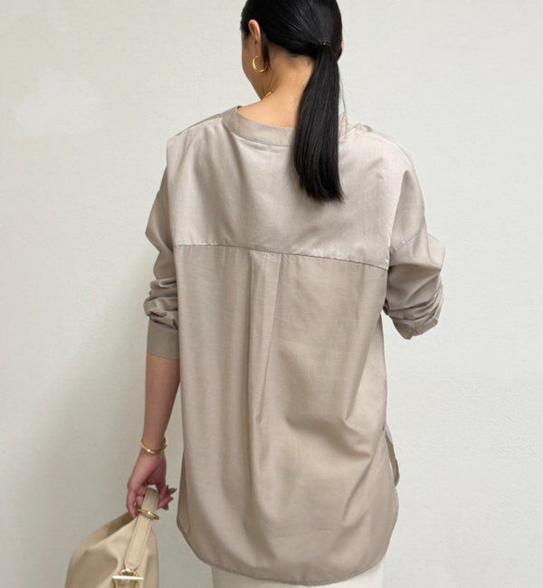  「バイヤスロングブラウス」|シャツ・ブラウス|