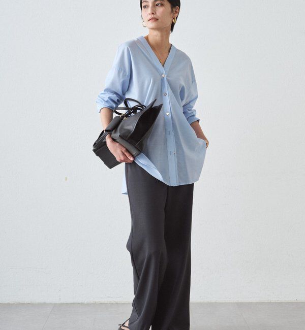 「バイヤスロングブラウス」|シャツ・ブラウス|