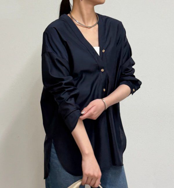  「バイヤスロングブラウス」|シャツ・ブラウス|