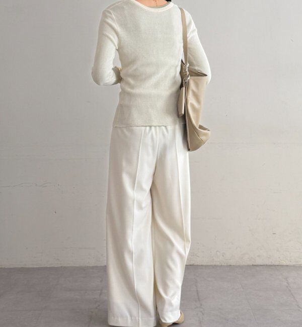  「シアーリブヘンリーニット」|ニット・セーター|